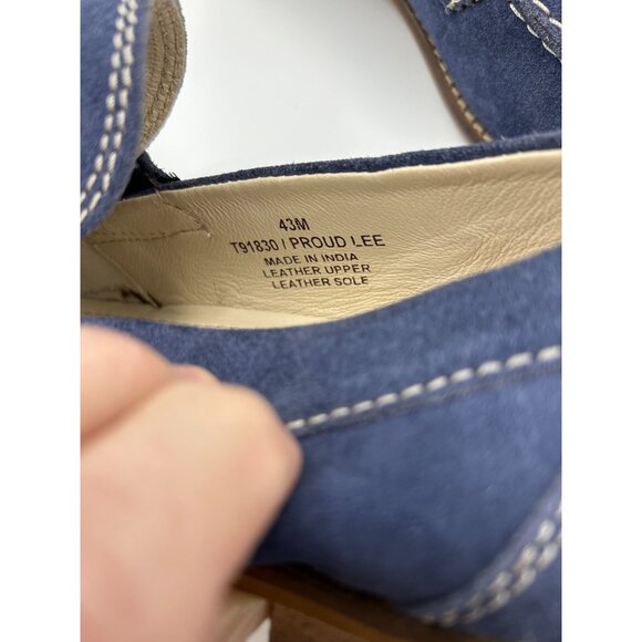 Testosterone Men's Proud Lee Blue Suede Tassel Loafers Size 43M (10) - Picture 4 of 10